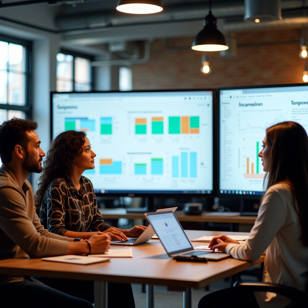 Team che analizza dati di clienti per personalizzazione